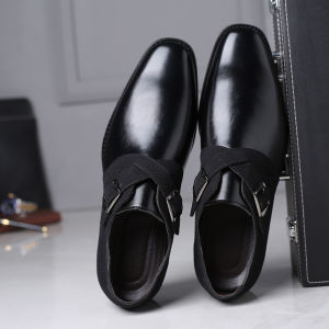 EsHi 2023 Men Leather Dress Shoes for Offical Business Casual Footwear Gentleman Wedding Party FormaL Oxfords Plus Size 38-48