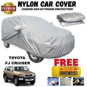 Waterproof Nylon Car Cover for Toyota FJ Cruiser Portable & Easy to Use Cover for Regular SUV With Clean Cham