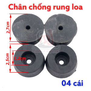 Chân đế chống rung loa chân loa nhựa 04 cái Bán chân đinh chống rung cho loa Chân cao su chống rung cho loa đế loa