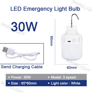[BUY 1 TAKE 1]LED Emergency Light bulb 5 Mode USB Rechargeable Light Waterproof Camping Portable Lamp Lantern
