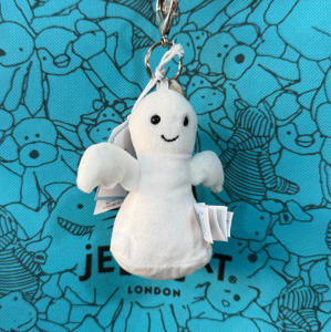 Original  New Jellycat Complete set of accessories including a steel stamp a penguin plush toy a West Highland terrier doll and a Barcelona bear