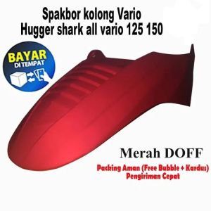 Spakbor Kolong / Hugger TGP Vario Series Hitam bisa di gunakan tipe motor vario Vario Techno 125 - Vario 125 / 150 ESP - Vario 125 / 150 ESP NEW