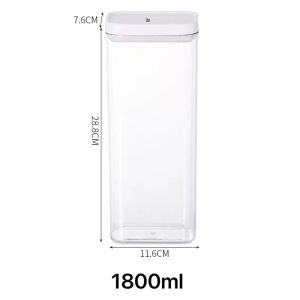 toples kedap udara food container bahan aklirik