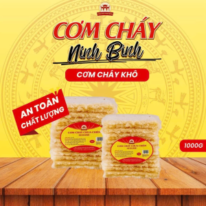 Cơm cháy chưa chiên 1kg - Cơm cháy Ninh Bình