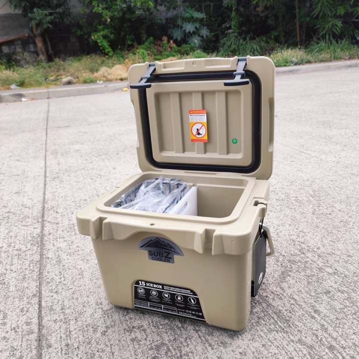 Sub Z Cooler Ice Box Ice Chest 15 Liters HEAVY DUTY Portable Ice