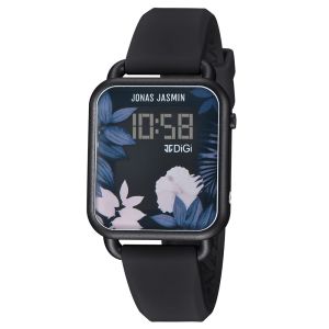 Jam Tangan Wanita Digital Disain Unik Dan Elegan Strap Rubber Nyaman Untuk Di Pakai Sehari Hari Sudah Anti Air yah Free Batrai Dan Box Jam Tangan