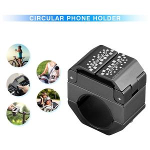 Di động xe đạp Giá đỡ điện thoại hình nhẫn di động Khung giá đỡ điện thoại hợp kim nhôm cho eletric xe đạp xe máy