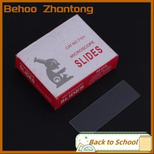Behoo 50Pcs DIY Accessories Microscope Slides Blank Biology Slide For Basic Biological Science 25.4x76.2MM