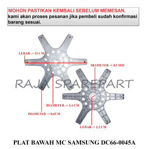 PLAT BAWAH / PLAT BAWAH MESIN CUCI SAMSUNG DC66-0045A
