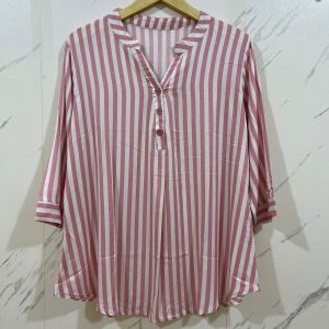 kemeja blus wanita kancing 3 LD 110cm bahan rayon premium atasan baju perempuan