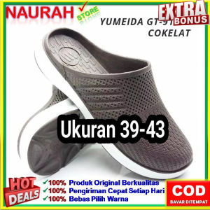 Sepatu Sendal Slop Pria Yumeida GT 9117 L & GT 22012 L Sepatu Sandal Slip On Pria Nyaman Empuk Anti Slip