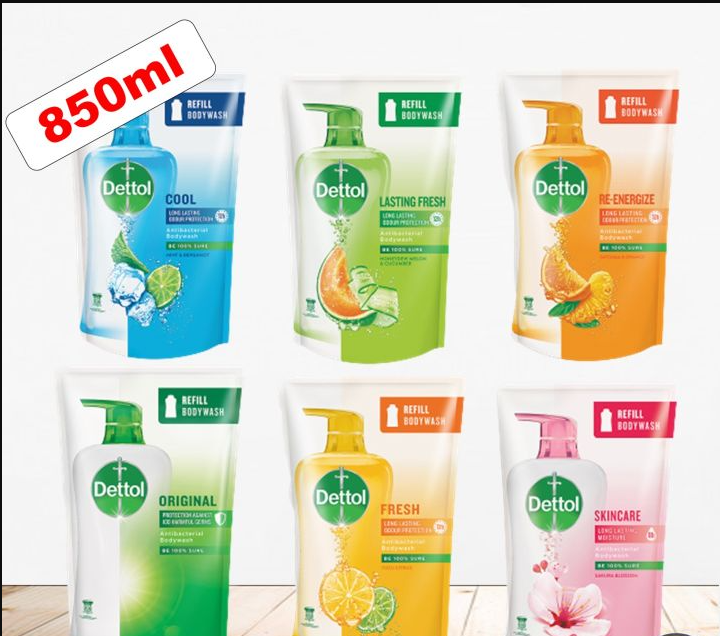 Dettol Shower Gel Refill Pouch 850ml Lazada