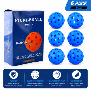 Buy 6 Take 6 MOTREK 40 Holes Pickleball Balls Outdoor Indoor Training Perfectly Balanced COD