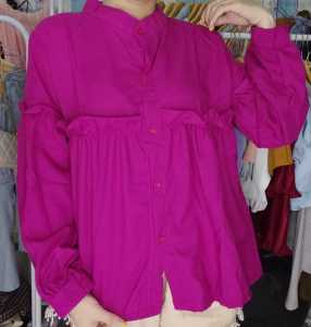 PRETTY STYLES - Atasan Blouse Wanita VENNA BLOUSE Atasan Baju Lengan Panjang Fahsion Wanita Kekinian