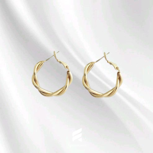 Fahima - Anting Hijab Hoop Earrings