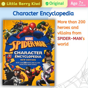 Spider-Man Character Encyclopedia | UK Edition | Age 7+ / Collector | spidey spiderman fan birthday gift book hardcover