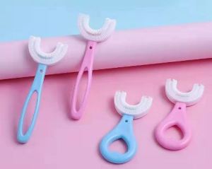 U-Shape Toothbrush Kid Toothbrush 360 Silicone Kids Toothbrush