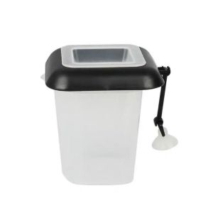 MAOMEI Nổi Cốc giun đỏ đông lạnh Nhựa Có thể tháo rời Cốc thức ăn hình nón sống Phụ kiện bể cá Dụng cụ cho cá ăn Vòng cho cá ăn kèm cốc hút Bể cá