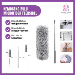 Kemoceng Fleksibel 280cm | Bisa di Tekuk