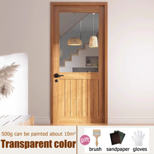 【Free full set of tools】water based wood paint wood varnish matt paint for wood colour stain varnish for wood 木漆 paint for wooden door paint Non-toxic and odorless 500ml