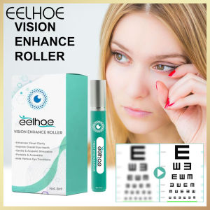 Eelhoe Vision Enhance Roller Quickly Restore Vision Treatment Eye Care Patch Vision Enhance Roller Improve Eye Relieve Sleeping Focus On Eye Health Eye Care Gentle Massage Vision Care Relaxing Eye Massage Roller Vision Enhance Roller Relief Eye Dryness