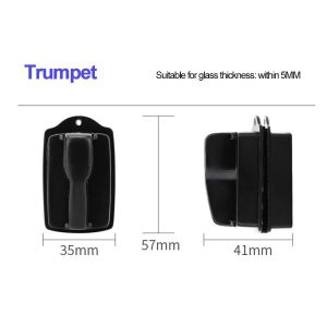Aquarium Magnetic Brush Glass Cleaner Double-sided Fish Tank Cleaner Scrubber Aquarium Cleaning Tool