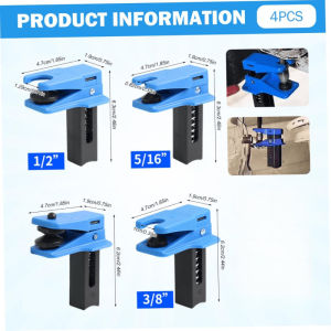 4Pcs Automotive Brake Line Clamp & Oil Pipe Plug Anti-Leak Brake Fluid Stopper Clip Car Brake Maintenance Accessories