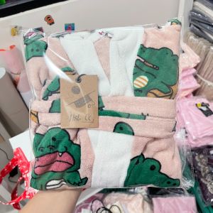 Kimono Handuk Anak Size S-XXL (2-15 Tahun) `Edisi Buaya Lucu