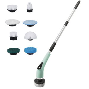 GEMMA Telescopic Electric Cleaning Brush Rechargeable Handheld Electric Spin Scrubber Cleaning Device Adjustable Window Cleaner Household