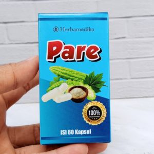 Kapsul Pare atau Paria Original isi 60 Kapsul - Obat Herbal Untuk Penderita Diabetes