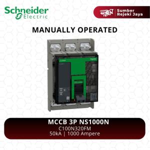 Schneider MCCB NFB Breaker NS1000N 3P 1000A 50kA | C100N320FM