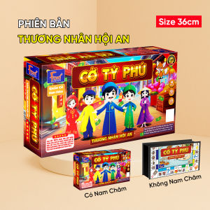 Cờ Tỷ Phú Nam Châm phiên bản Vòng Quanh Thế Giới trò chơi boardgame rèn luyên tư duy kinh doanh