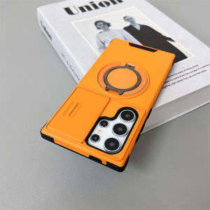 Luxury Rotating Hidden Metal Ring Car Holder Armor Case For Samsung S25 S24 Ultra S21 S22 S23 Ultra Plus S20 FE A54 A13 A14 A15