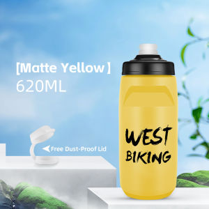WEST BIKING Bicycle Water Bottle Mountain Bike Water Drink Bottle Outdoor Sports Plastic Portable Large Capacity Cycling Water Bottle
