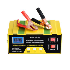 Máy sạc bình ắc quy ô tô xe máy 12V 24V 15A BOLAIMEI sạc các loại xe ô tô tải từ 3AH đến 200AH sạc nhanh có quạt gió