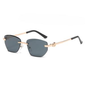 JN IMPRESSION Kính lái xe kính gradient đa giác không vành mới
