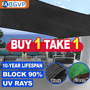 【Buy 1 Take 1】 BGVP 2025 NEW Anti UV 97%  Sun Shade Net Black And Green Outdoor Garden Net Waterproof Sunshade Net Canopy Shade Anti-UV Heat Insulation Net Free Shipping