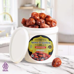 Kurma Al-Qashiem 500 Gram Kemasan Ember Original Manis dan Legit
