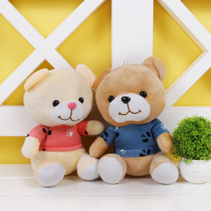 Size inch 20cm Teddy Bear Cute Stuffed Toy Gift Birthday wear T-shirt  Lazada PH