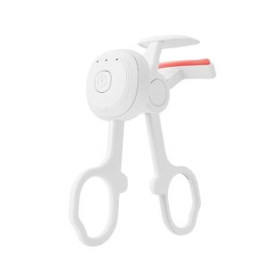 DELICACY Quick Heating Electric Eyelash Curler Soft Silicone Long Lasting Heated Lash Curler 3 Speed Temperature Control USB Rechargeable Lash Shaping Tool Daily Use