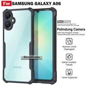 Casing HP Samsung A06 Hard Case Anti licin Acrylic Transparant