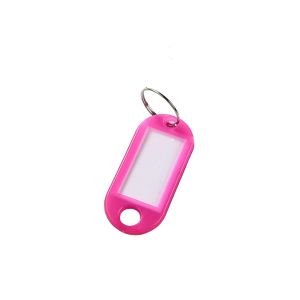 BW-C1102 Tag Gantungan Kunci Label Nama Ganci Plastik / Keychain Ring Name Tag Key Ring / Gantungan