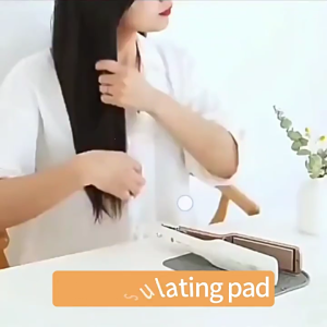 Large Heat Resistant Silicone Mat Sleeve Pad for IronTourmaline Ceramic Flat Iron Hair StraightenerFlat Irons