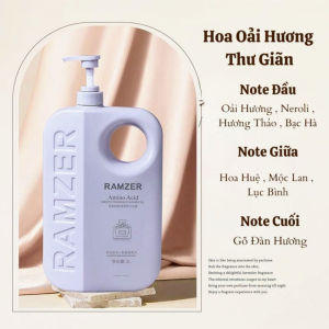 Sữa Tắm Hương Nước Hoa RAMZER Amino Acid Dung Tích 1000ml 2 Mùi  Sữa Tắm Làm Sạch Da Dưỡng Ẩm Mềm Mịn Trắng Sáng Cho Bạn