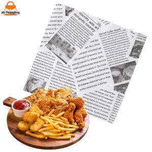 500Pcs Sandwich Wrapping Papers 25x25cm for Bread Sandwich Burger