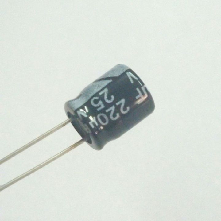 220UF 220mF 25V 220MFD 25Volt 6*7Mm ตัวเก็บประจุแบบอิเล็กโทรไลติก ...