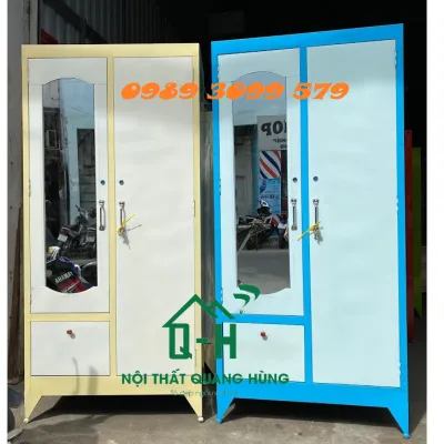 TỦ SẮT 2 CÁNH LỚN CAO CẤP GIAO NHANH FREESHIP HCM