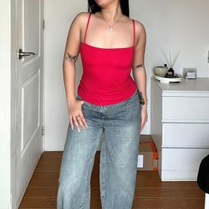 JD | ODA Tank Full length Double Lining Front Sleeveless Plain Top for Women | Small to Semi Medium [ZC]