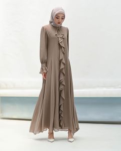aurora dress gamis wanita dewasa terbaru / gamis wanita korean style / dress wanita muslim import premium / baju muslim wanita dewasa terbaru elegan mewah/baju lebaran wanita dewasa/gamis terbaru lebaran /baju lebaran remaja cewek