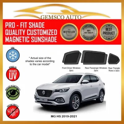 MG HS 2020 - 2022 ( 6 / 7pcs) Car Magnetic Sunshade